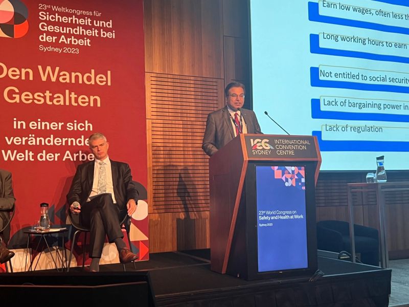 ESIC bagged “ISSA Vision Zero 2023” Award at the 23rd World Congress on Safety and Health at Work in Sydney, Australia