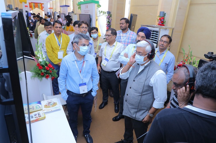 Exhibition held during Labour Ministers Conference at Tirupati