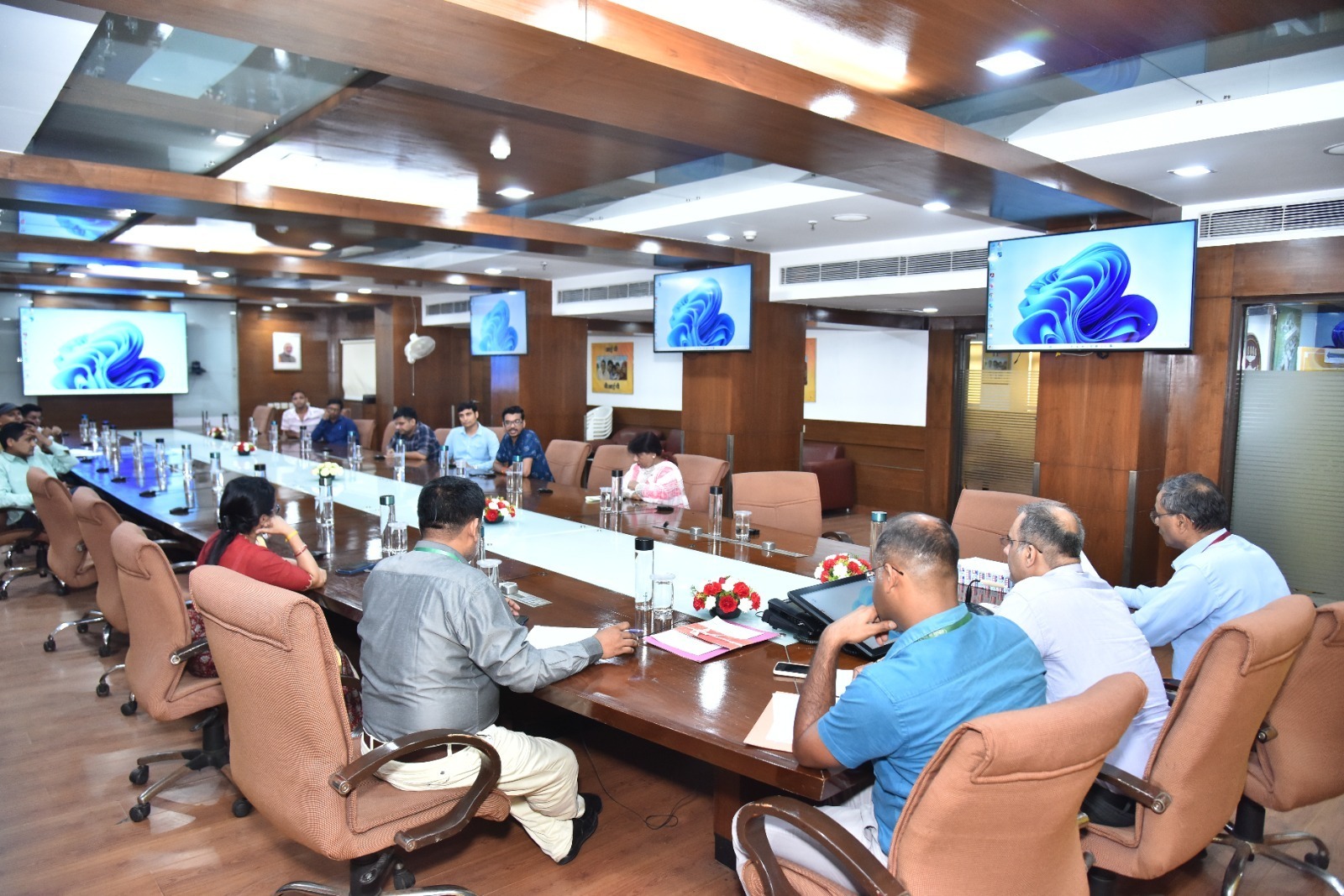 Under the guidance of Sh. Ratnesh Kumar Gautam, IC, ESIC, the Raj Bhasha branch organized Hindi language competitions  book exhibition at ESIC, Hqrs, Delhi