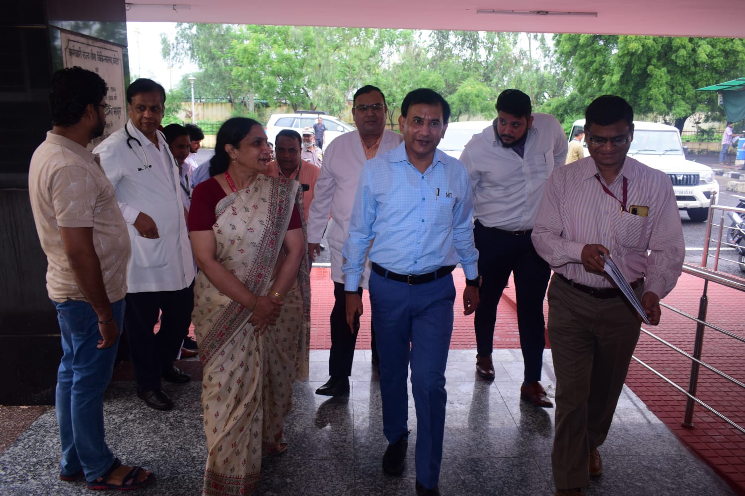 श्री कमल किशोर सोन, महानिदेशक, ईएसआईसी द्वारा ईएसआईसी अस्पताल कोटा, राजस्थान का निरीक्षण किया गया।