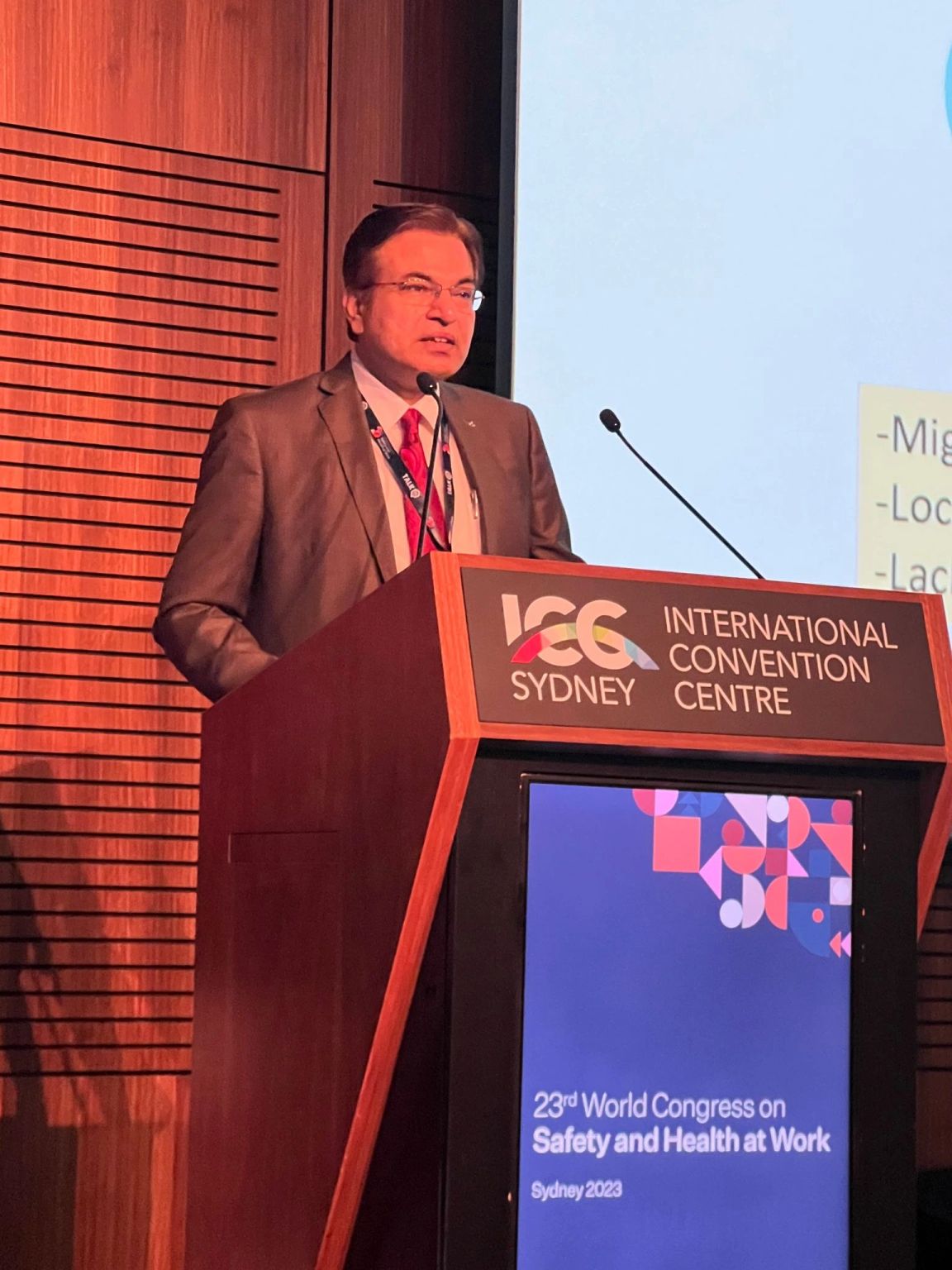 ESIC bagged “ISSA Vision Zero 2023” Award at the 23rd World Congress on Safety and Health at Work in Sydney, Australia